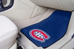 Montreal Canadiens NHL Two Piece Car Mat